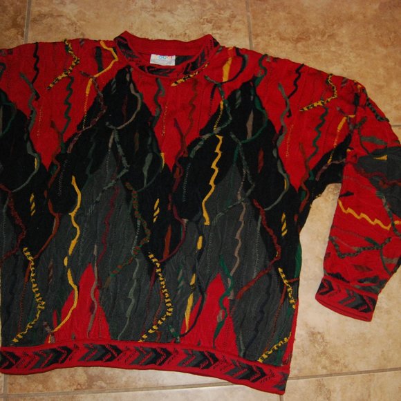 Coogi Australia Men's COOGI 3D Knit Size (L) Multicolor Sweaters Jumper Cotton - Picture 6 of 12